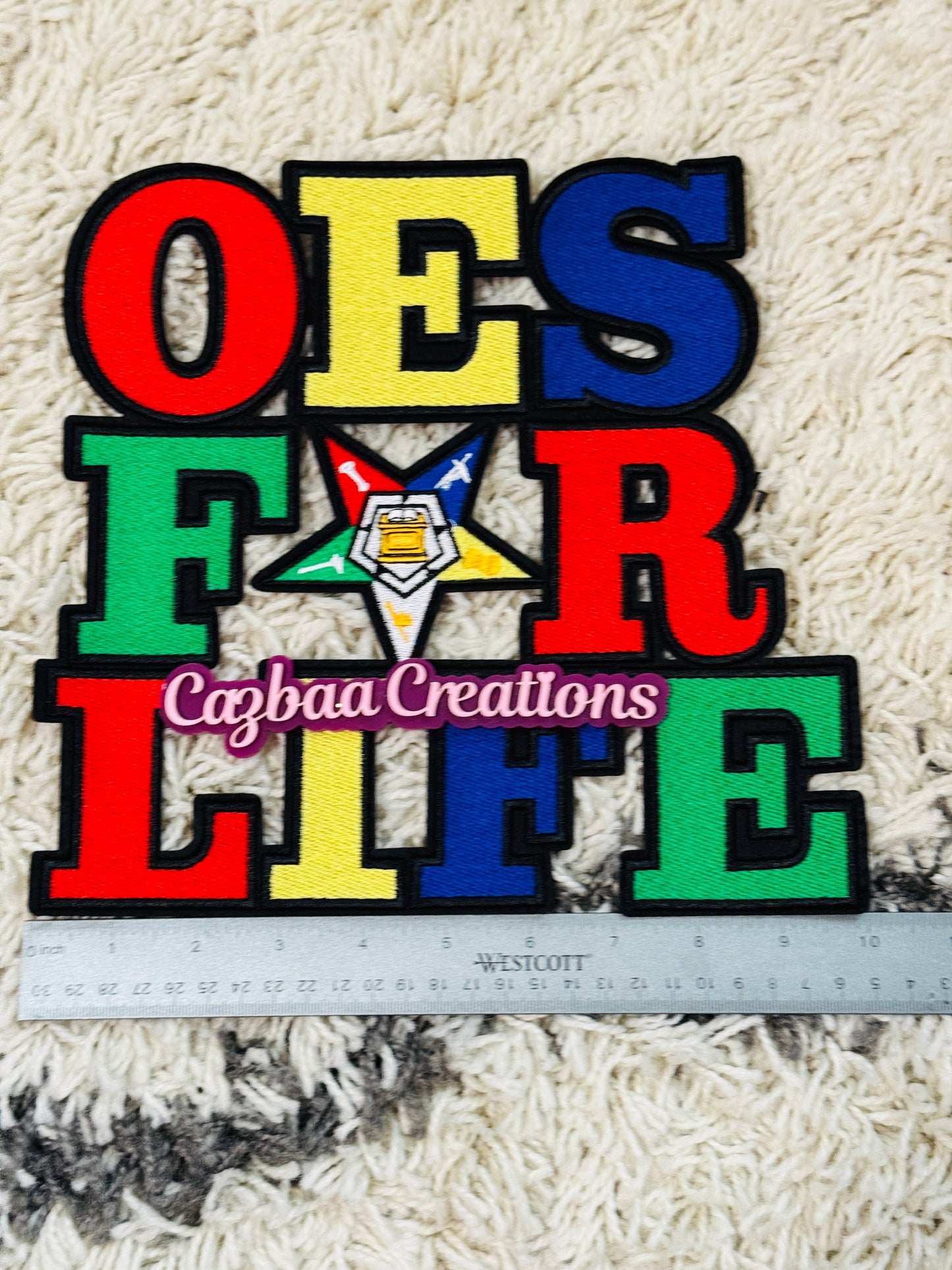 OES for Life Embroidery patch