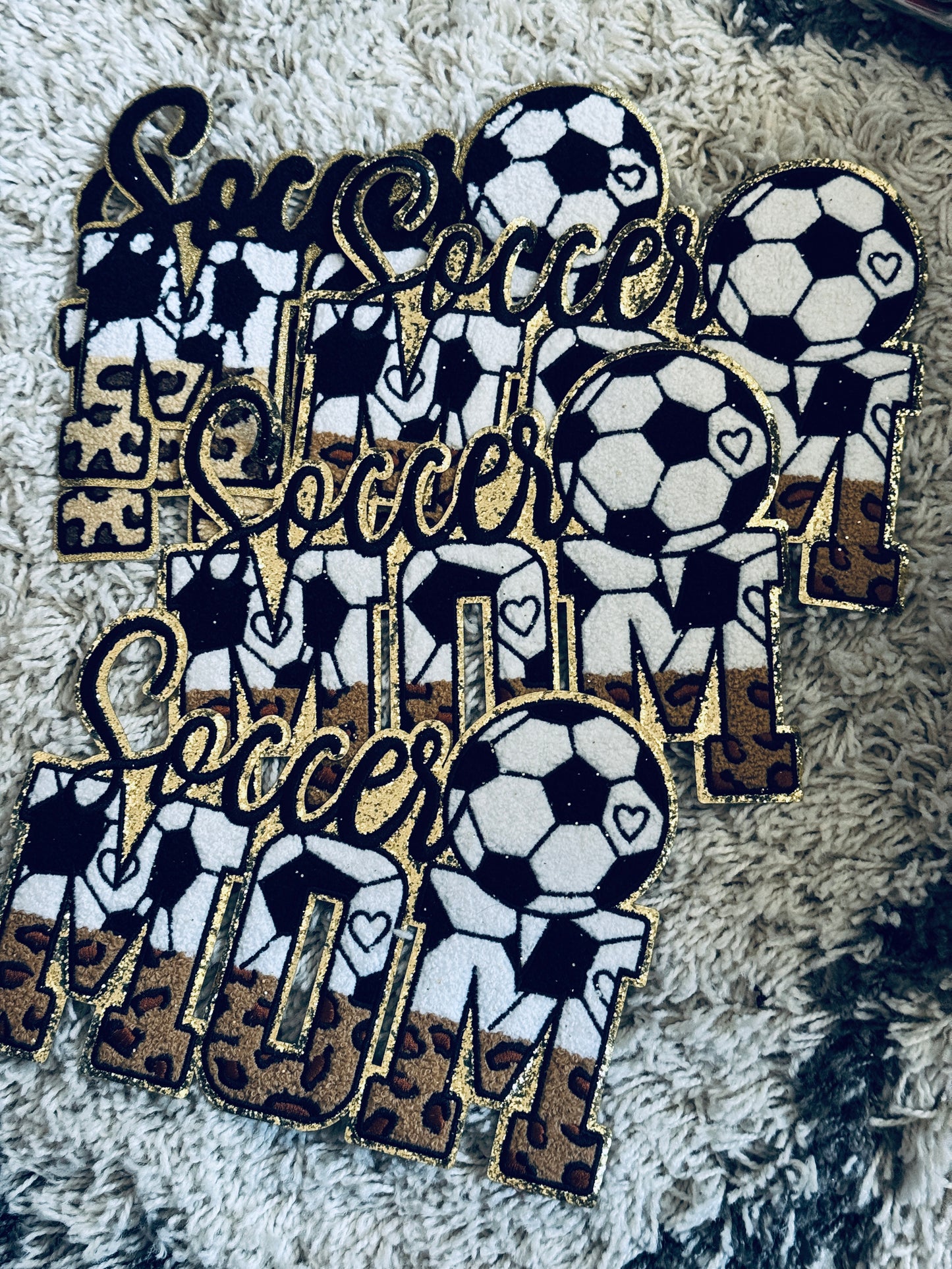 Soccer Mom Chenille patch
