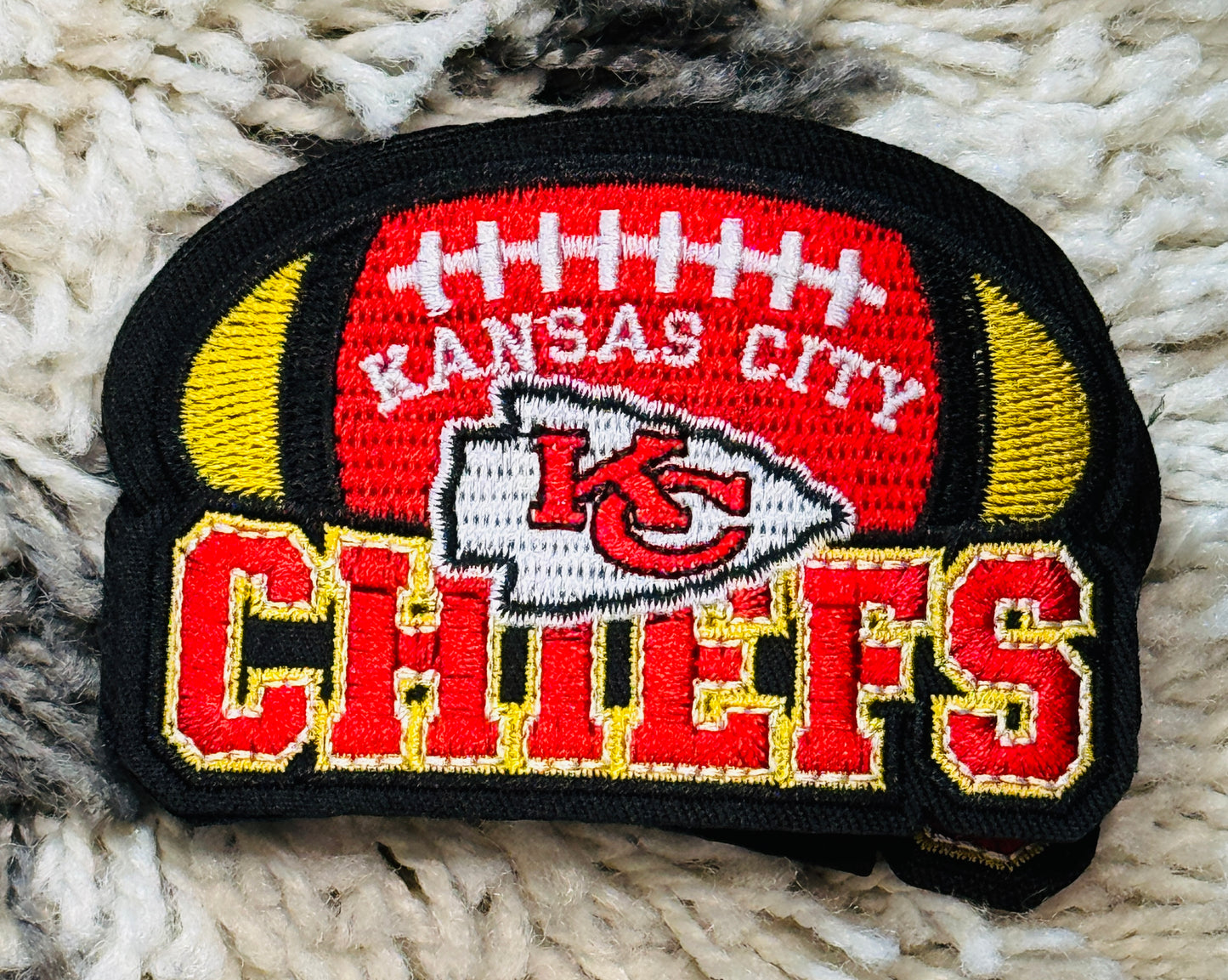 Football Fan Embroidered Patch | Sports Inspired Patch | Game Day Patch | Embroidered Fan Gear Accessory | Football Lover Gift