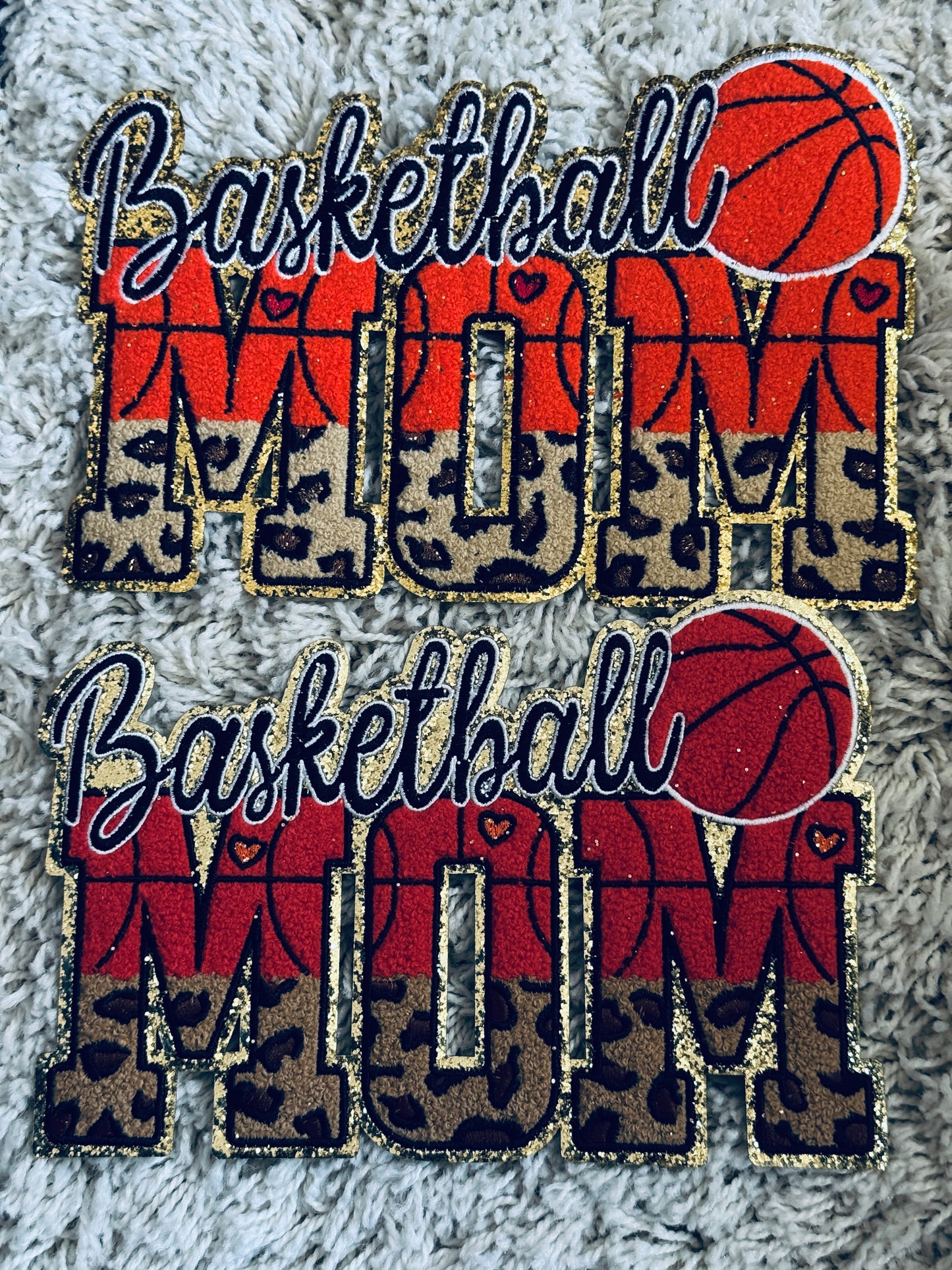 Basketball Mom Chenille patch