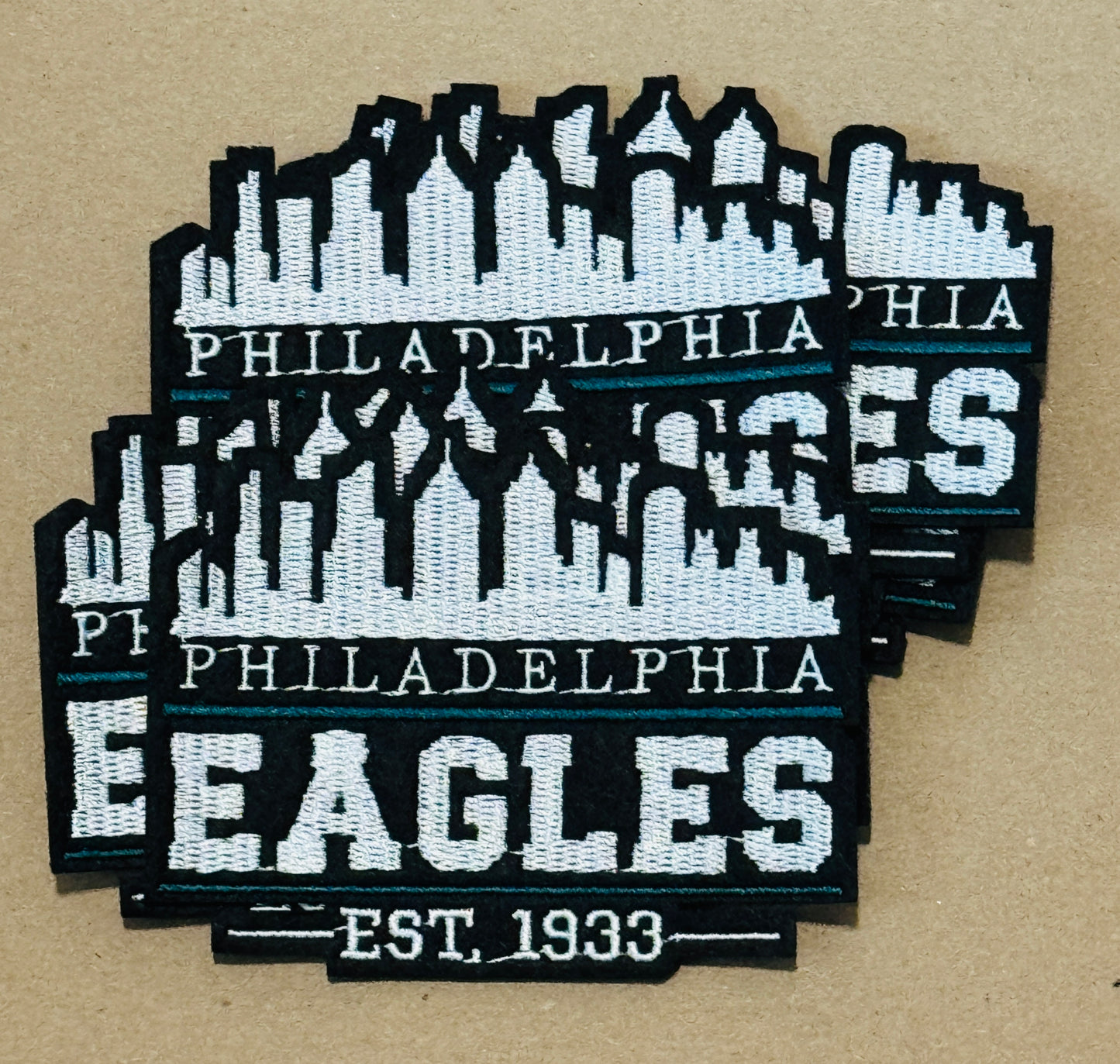 Eagles skyline Embroidery Patch, Philly,
