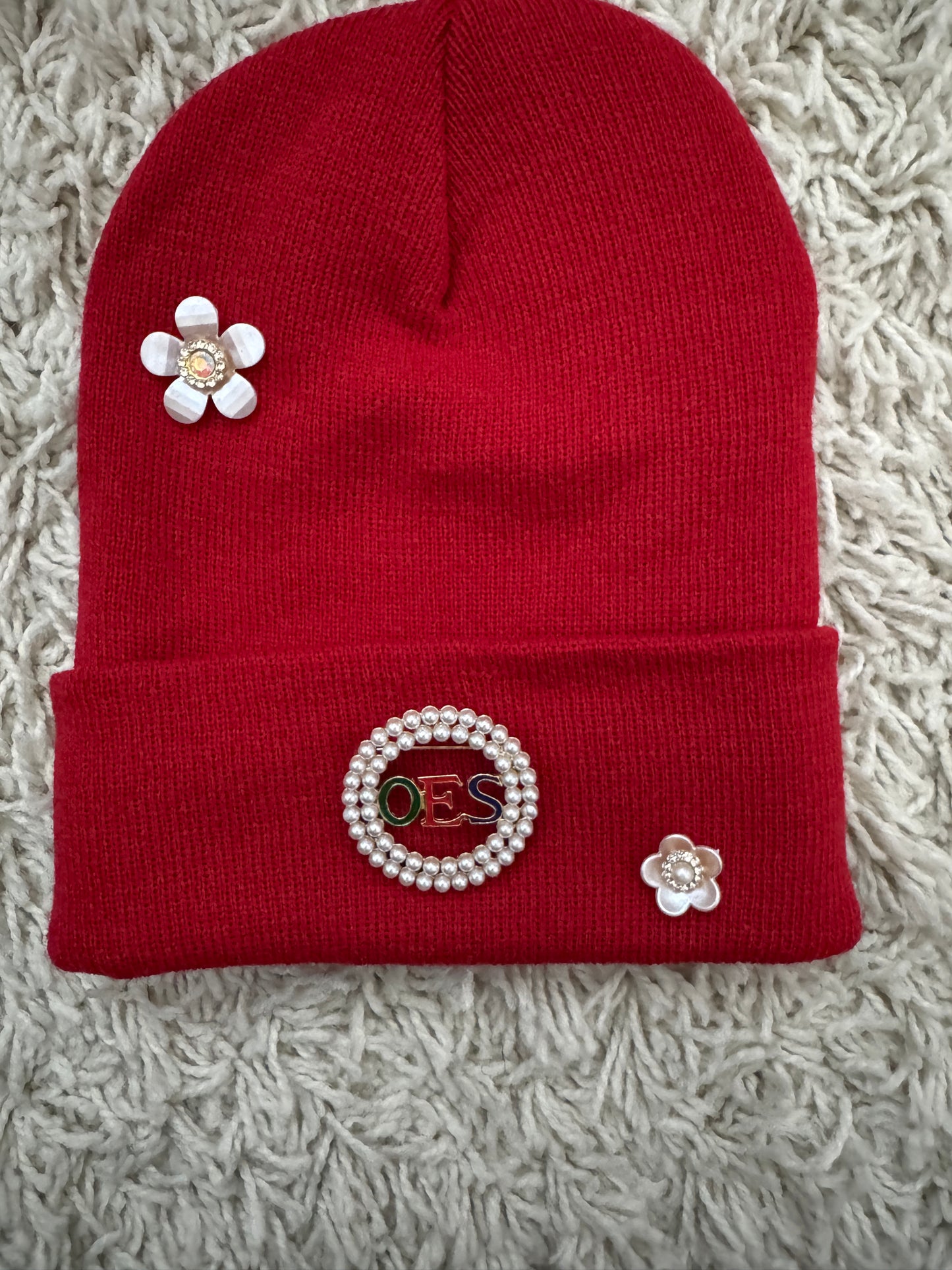 OES: Pearl Broach with OES insignia