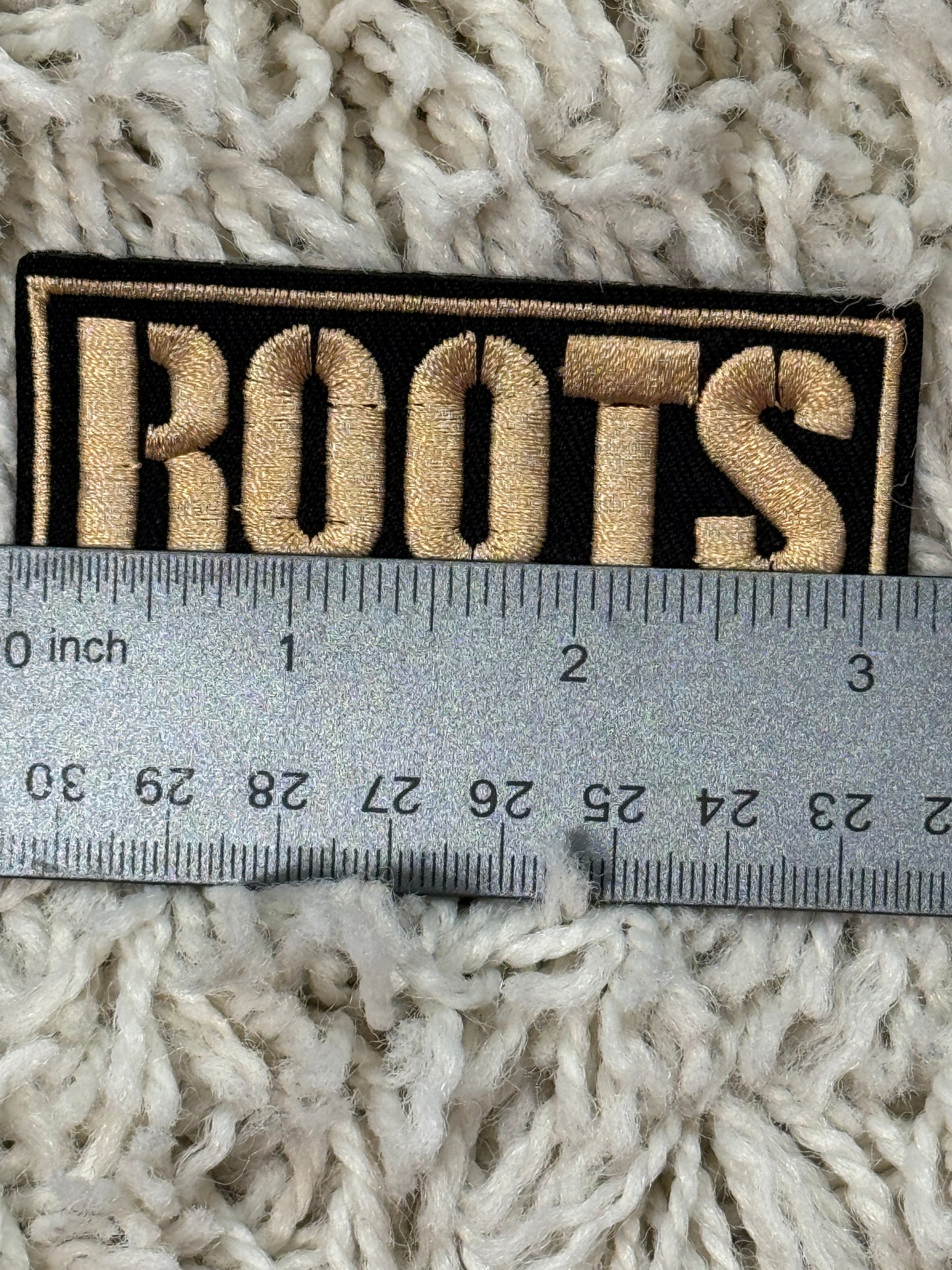 Roots don’t lie embroidery patch