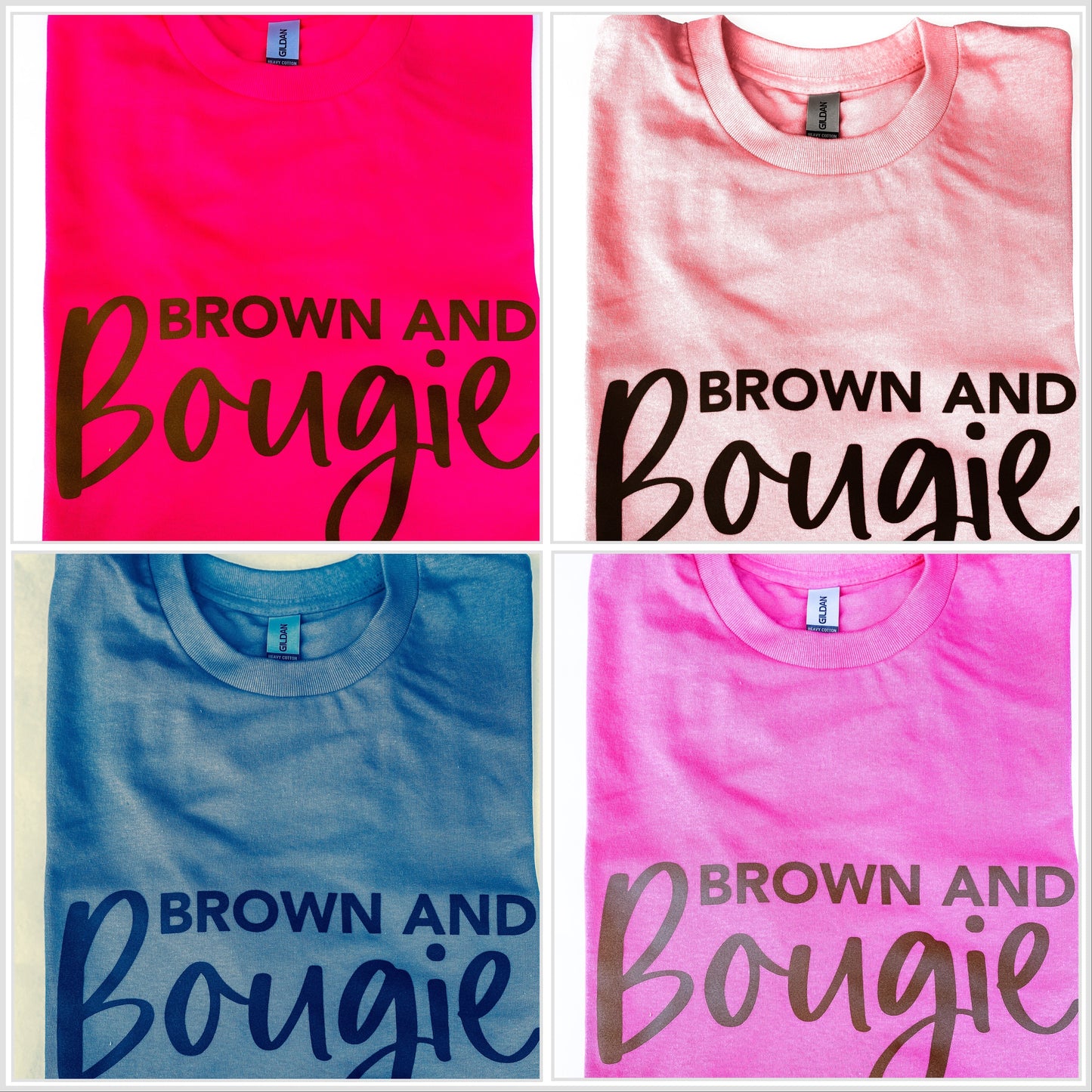 Brown and Bougie shirt