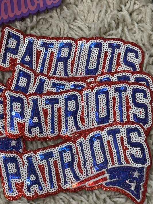 New England Patriots Sequins patch
