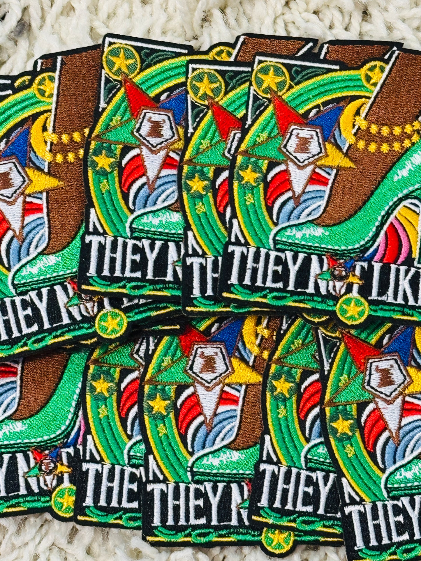 OES They not like us embroidery patch, DOI, SISTAR