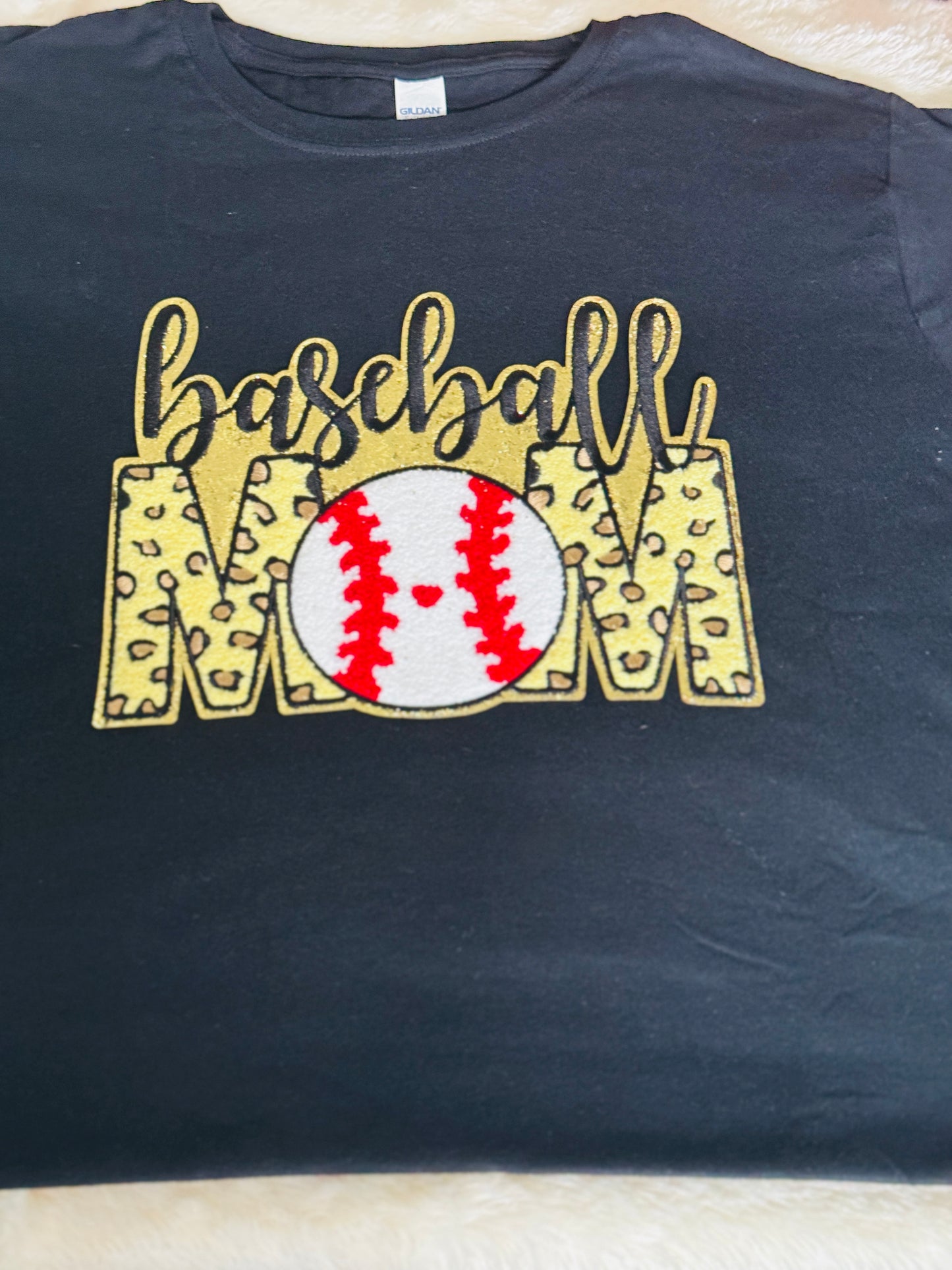 Baseball Mom Chenille patch