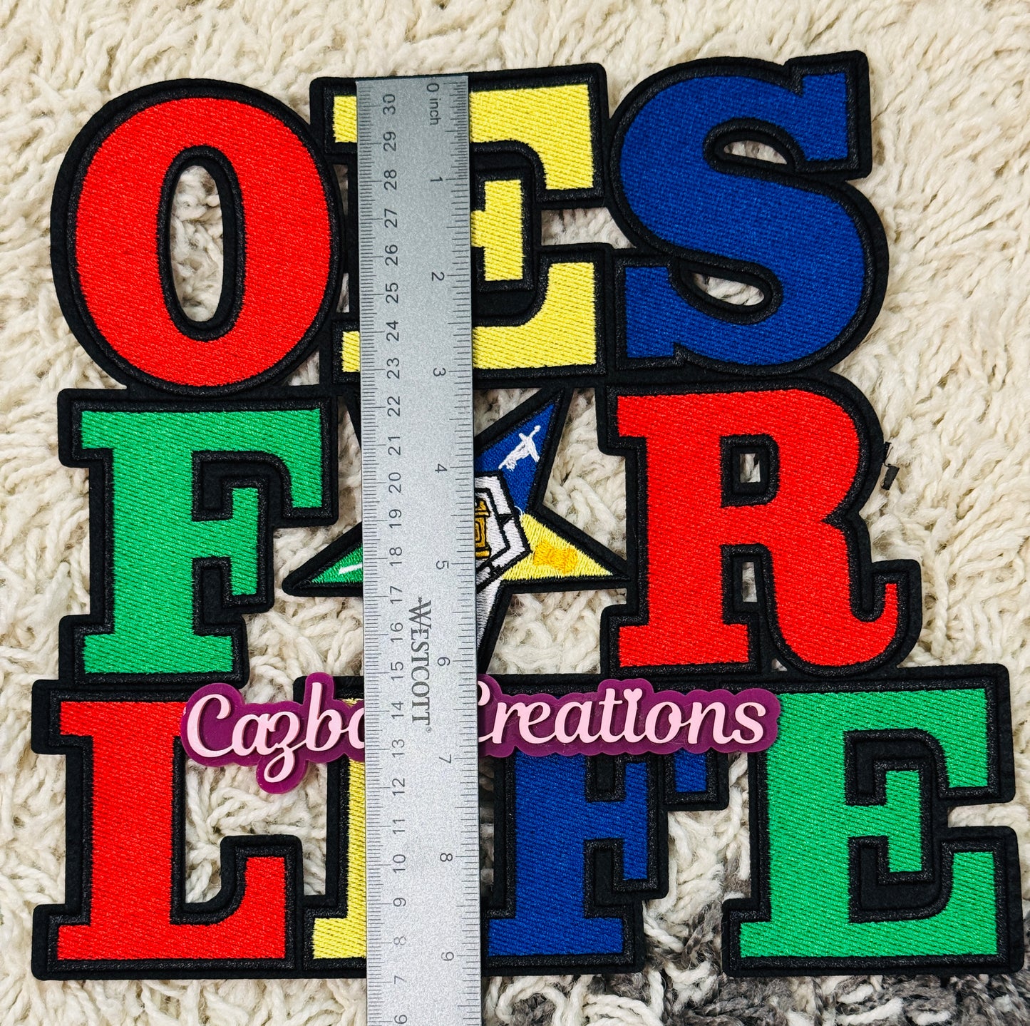 OES for Life Embroidery patch