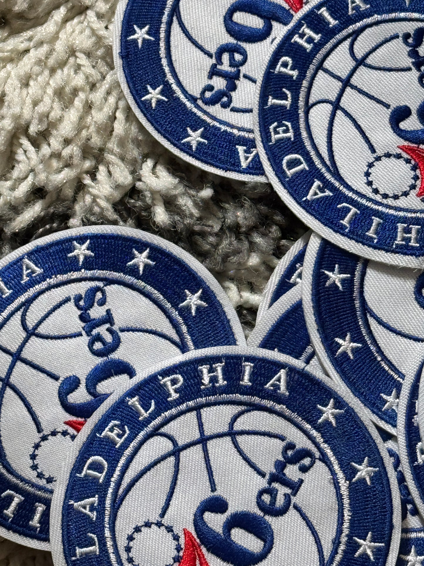 🏀 Philadelphia 76ers Patch Embroidery Patch, Philadelphia sports, team, basketball