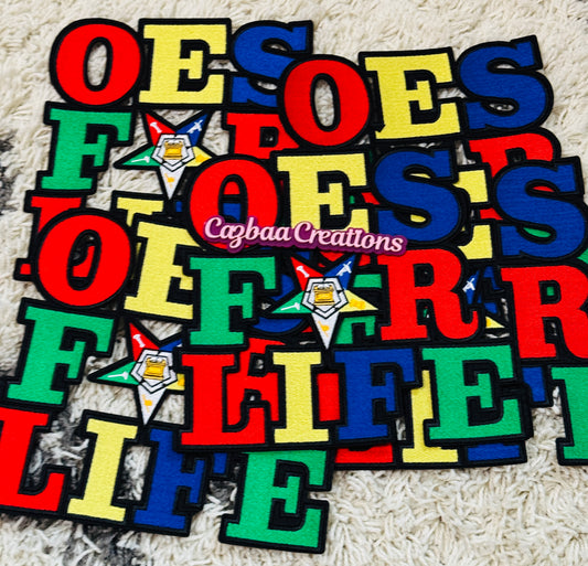 OES for Life Embroidery patch