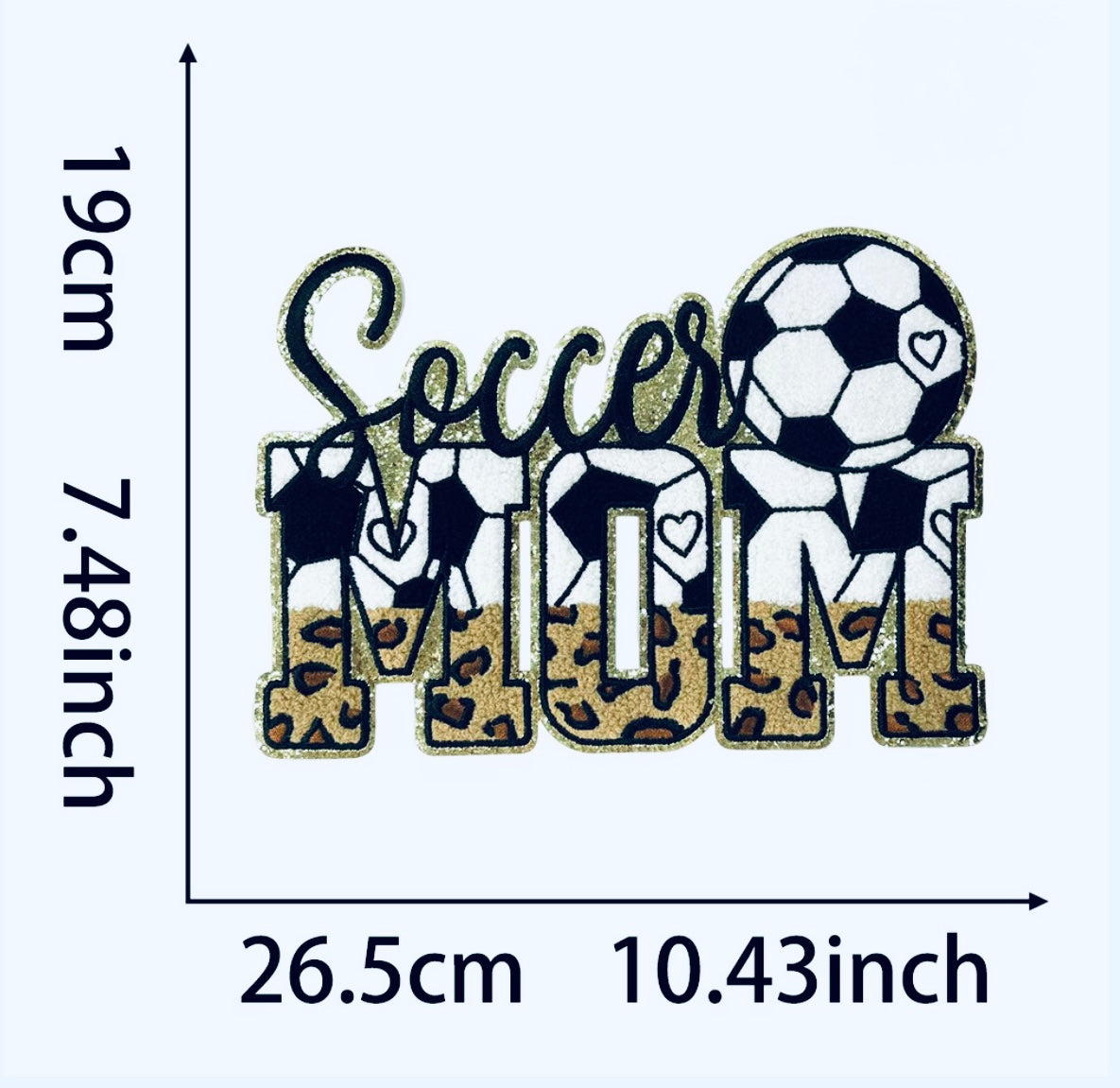 Soccer Mom Chenille patch