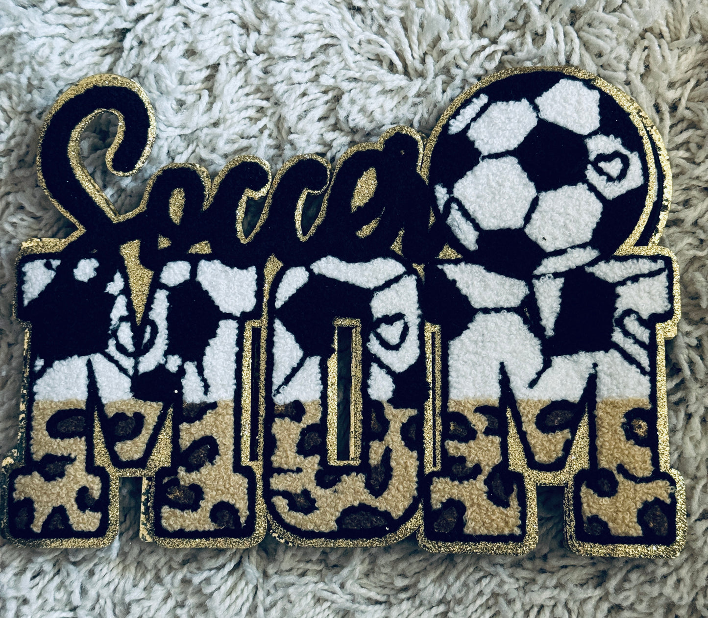 Soccer Mom Chenille patch