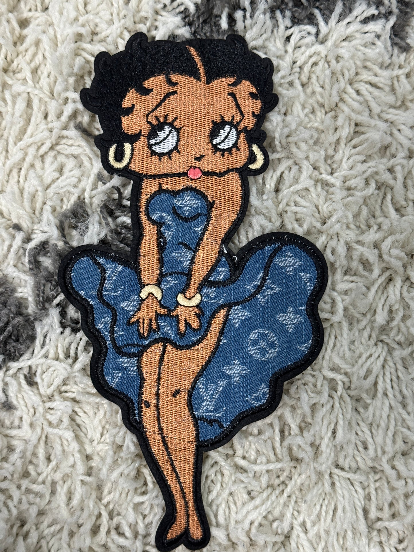 Betty Boop Inspired embroidery patches