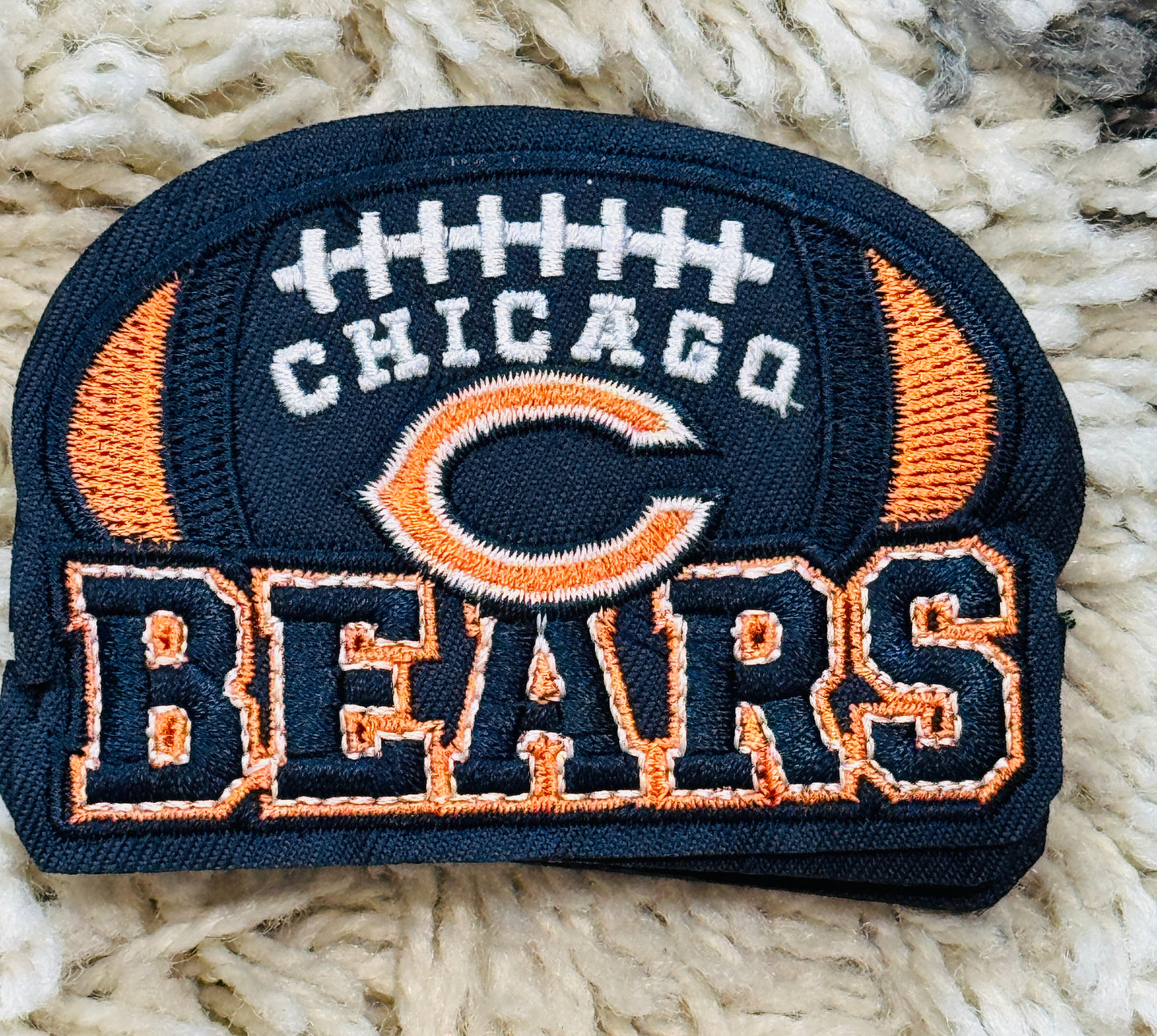 Football Fan Embroidered Patch | Sports Inspired Patch | Game Day Patch | Embroidered Fan Gear Accessory | Football Lover Gift