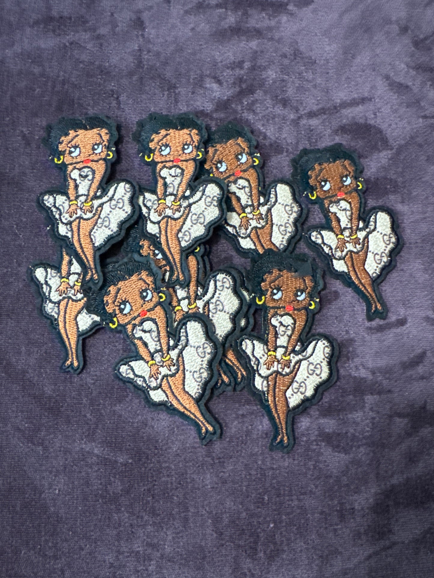 Date night Betty faux patch