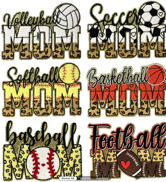 Basketball Mom Chenille patch