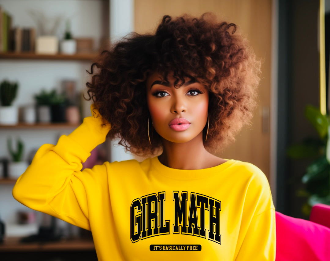 Girl math tshirt