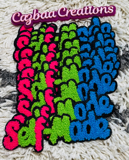 Self -made colorful patch