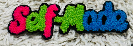 Self -made colorful patch