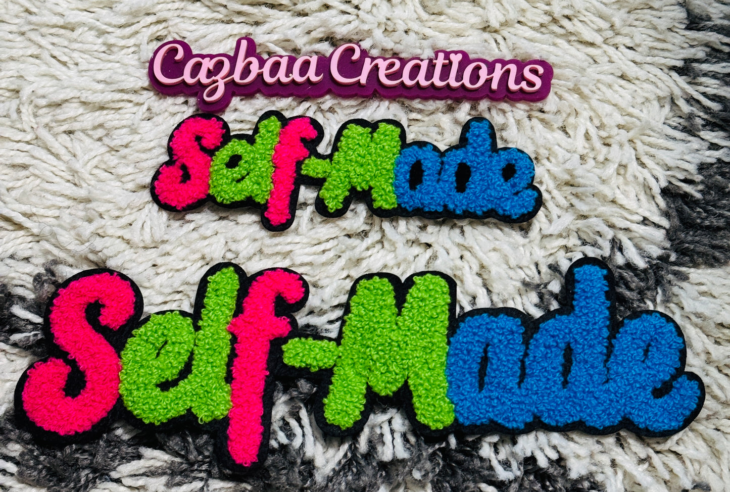 Self -made colorful patch