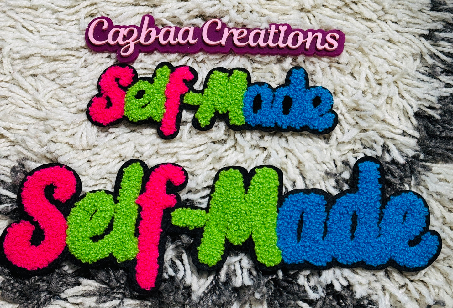 Self -made colorful patch