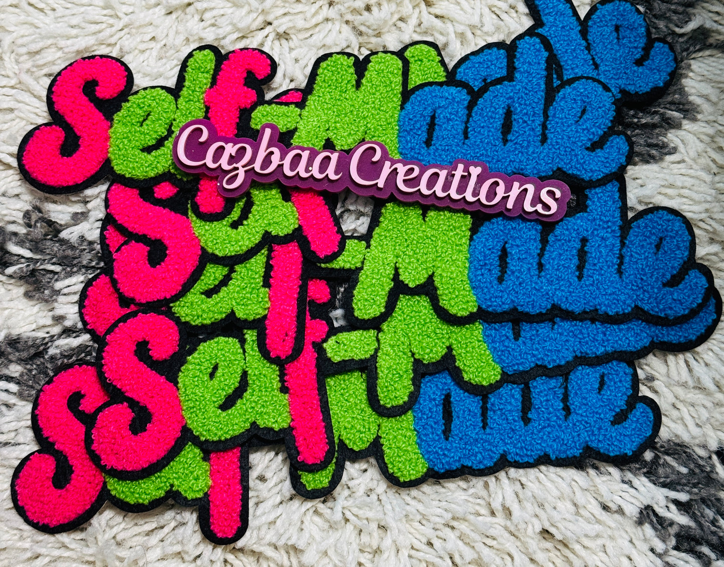 Self -made colorful patch