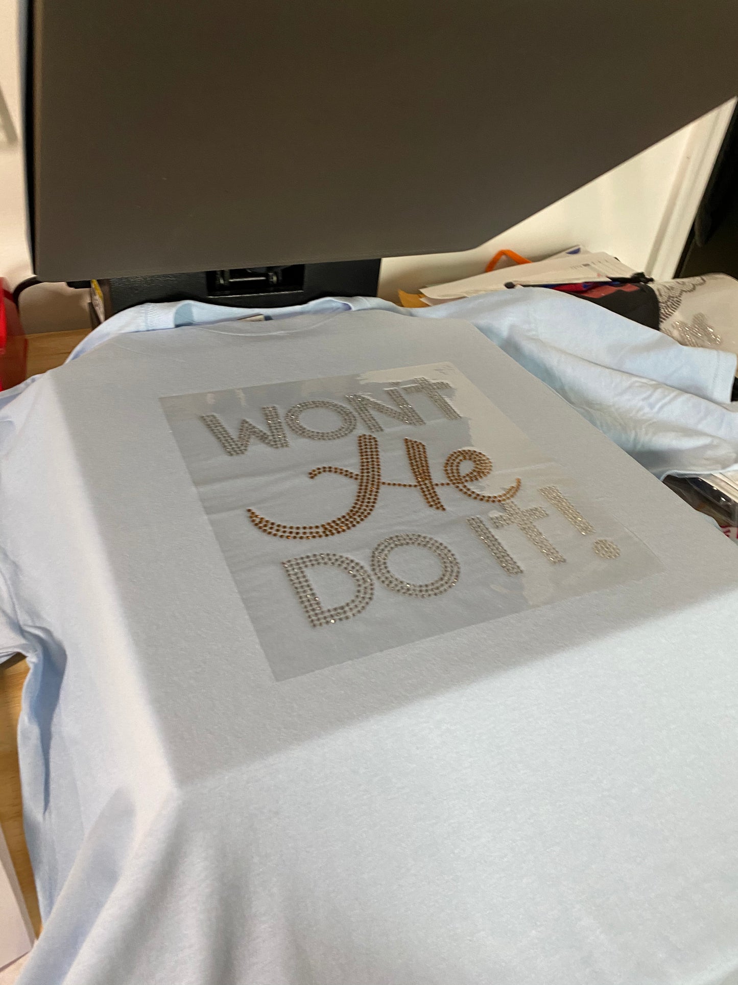 Bling shirt - Won't He Do It!
