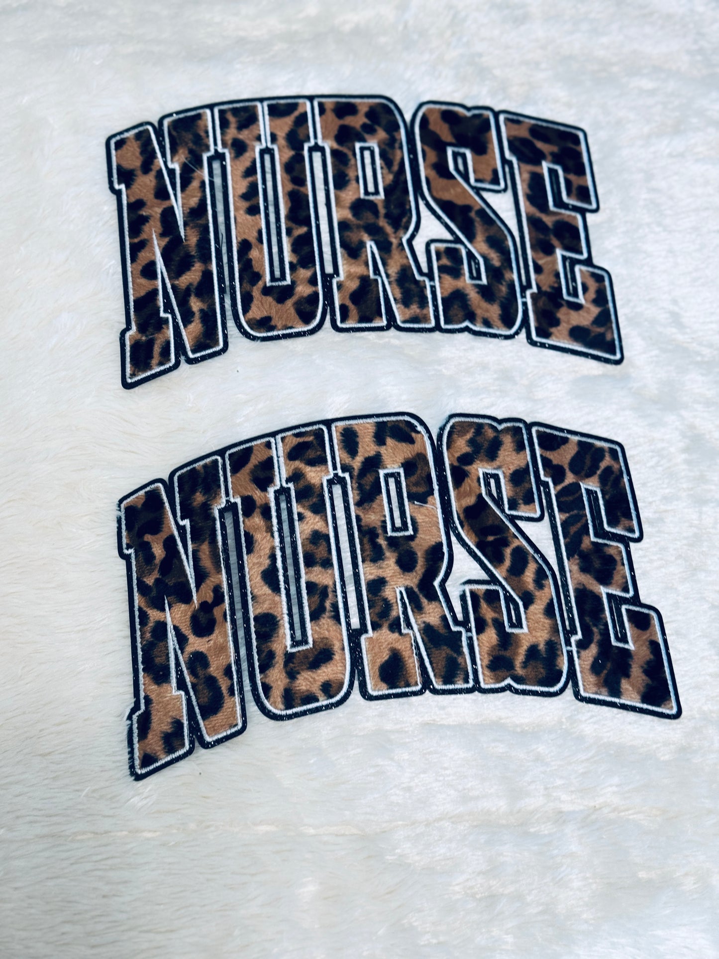 Nurse Leopard print Patch, nurse gift idea, healthcare worker, nurse badge patch