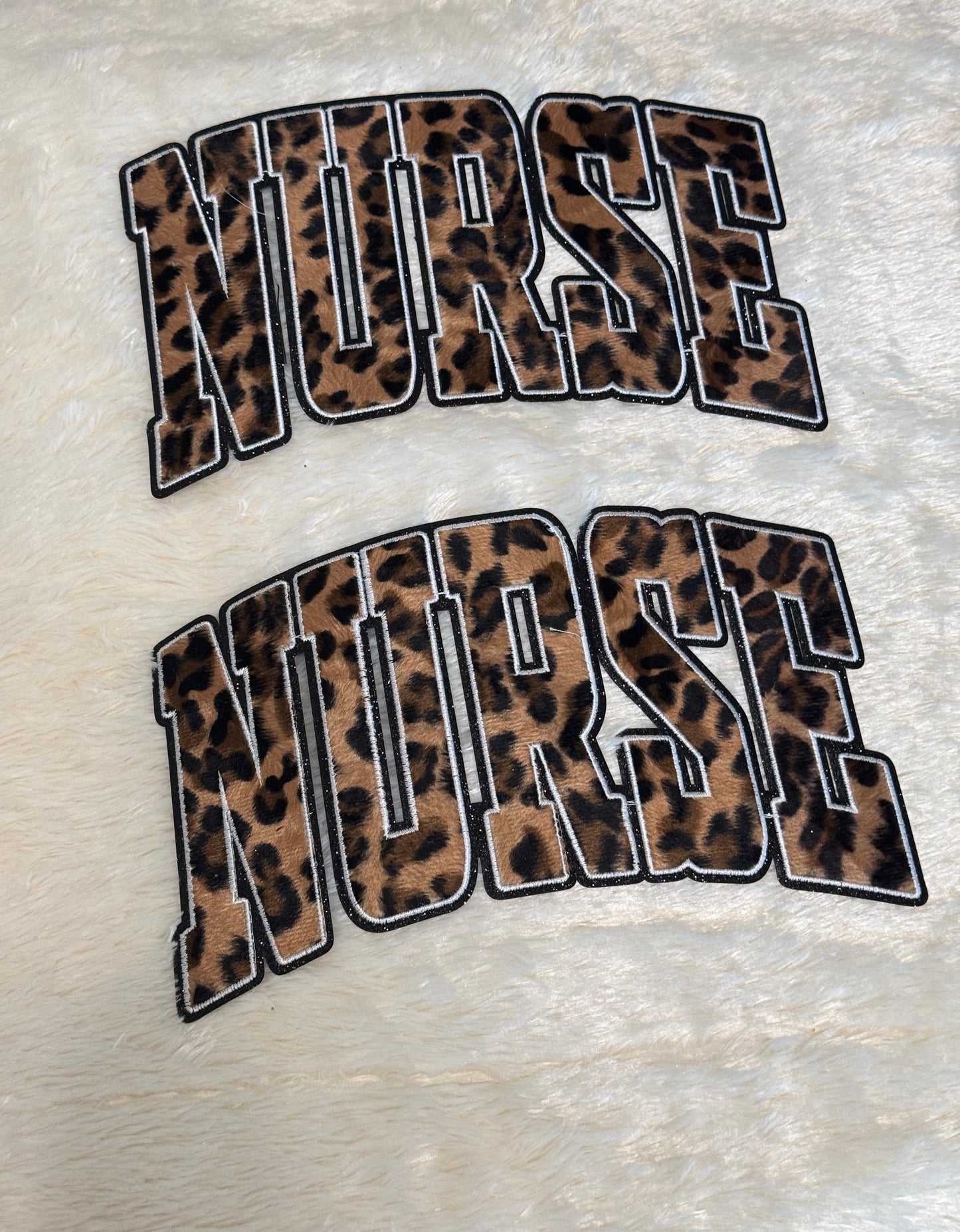 Nurse Leopard print Patch, nurse gift idea, healthcare worker, nurse badge patch