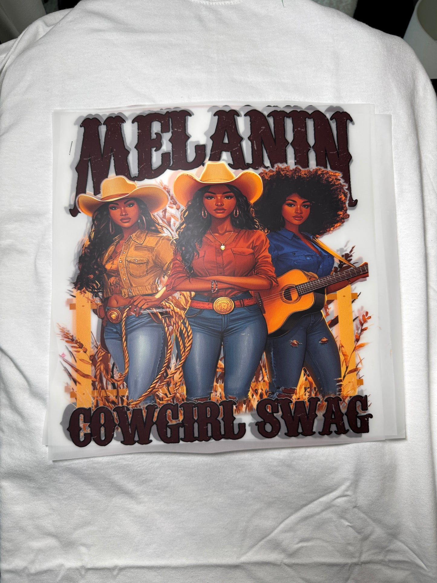 Melanin Cowgirl Swag tshirt