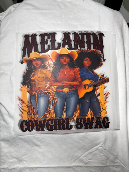 Melanin Cowgirl Swag tshirt