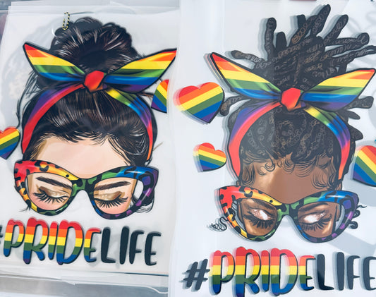 Pride Life Unisex T-shirt, LGBTQ fashion tee, Intersectional Pride apparel