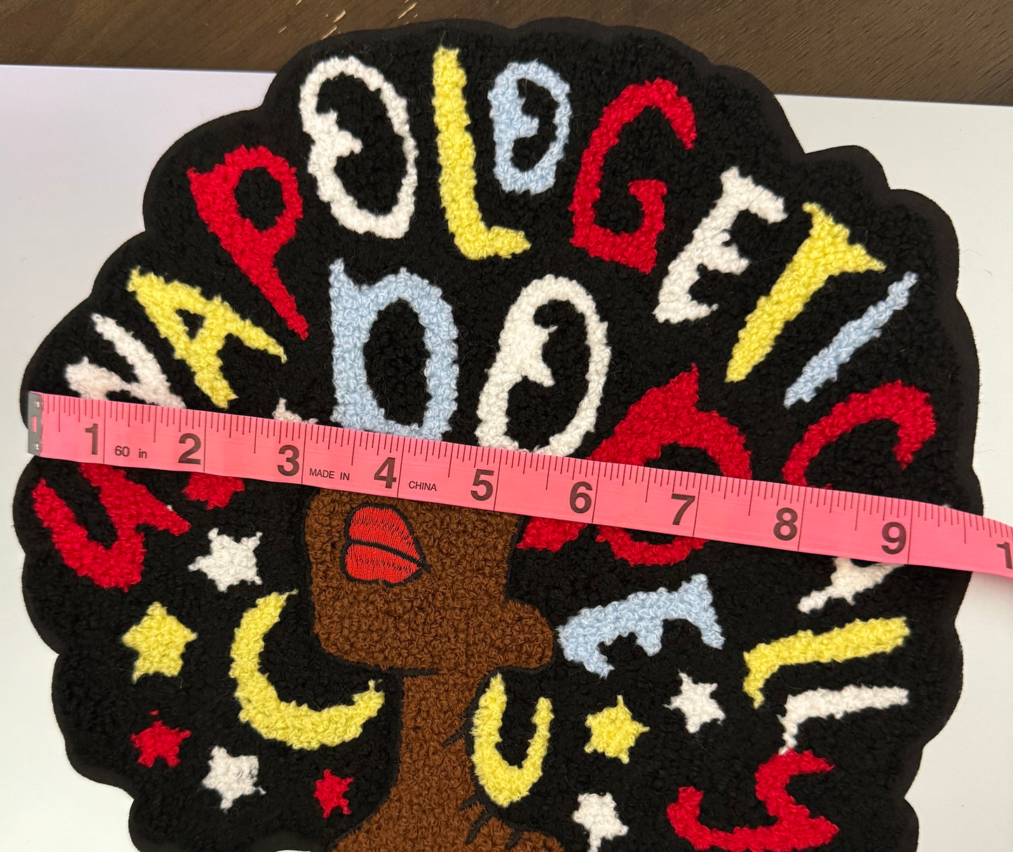 Unapologetically Dope Chenille style patch