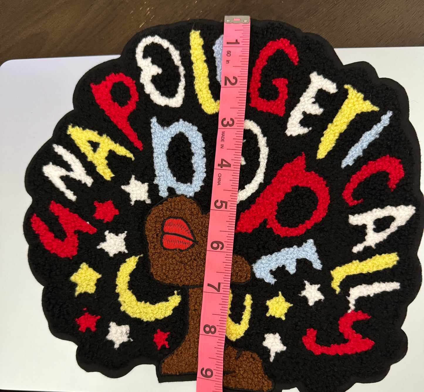 Unapologetically Dope Chenille style patch