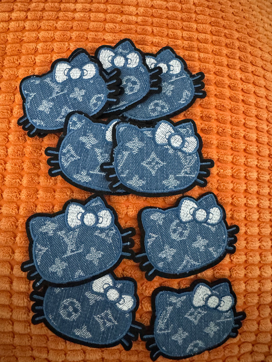 Kitty cat jean patch
