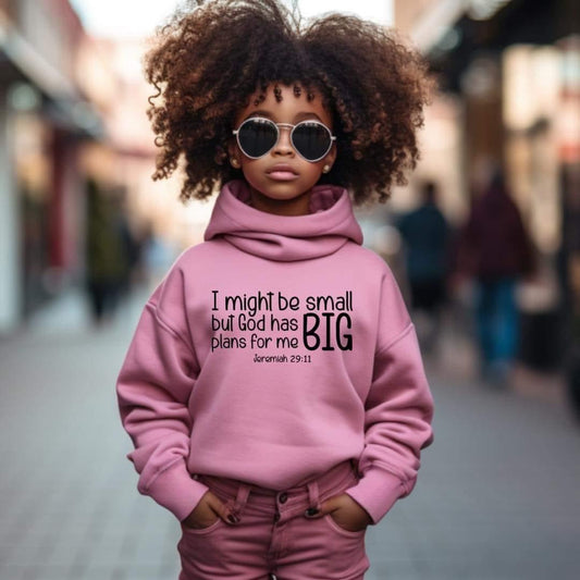 GOD has plans for me shirt  (black lettering)