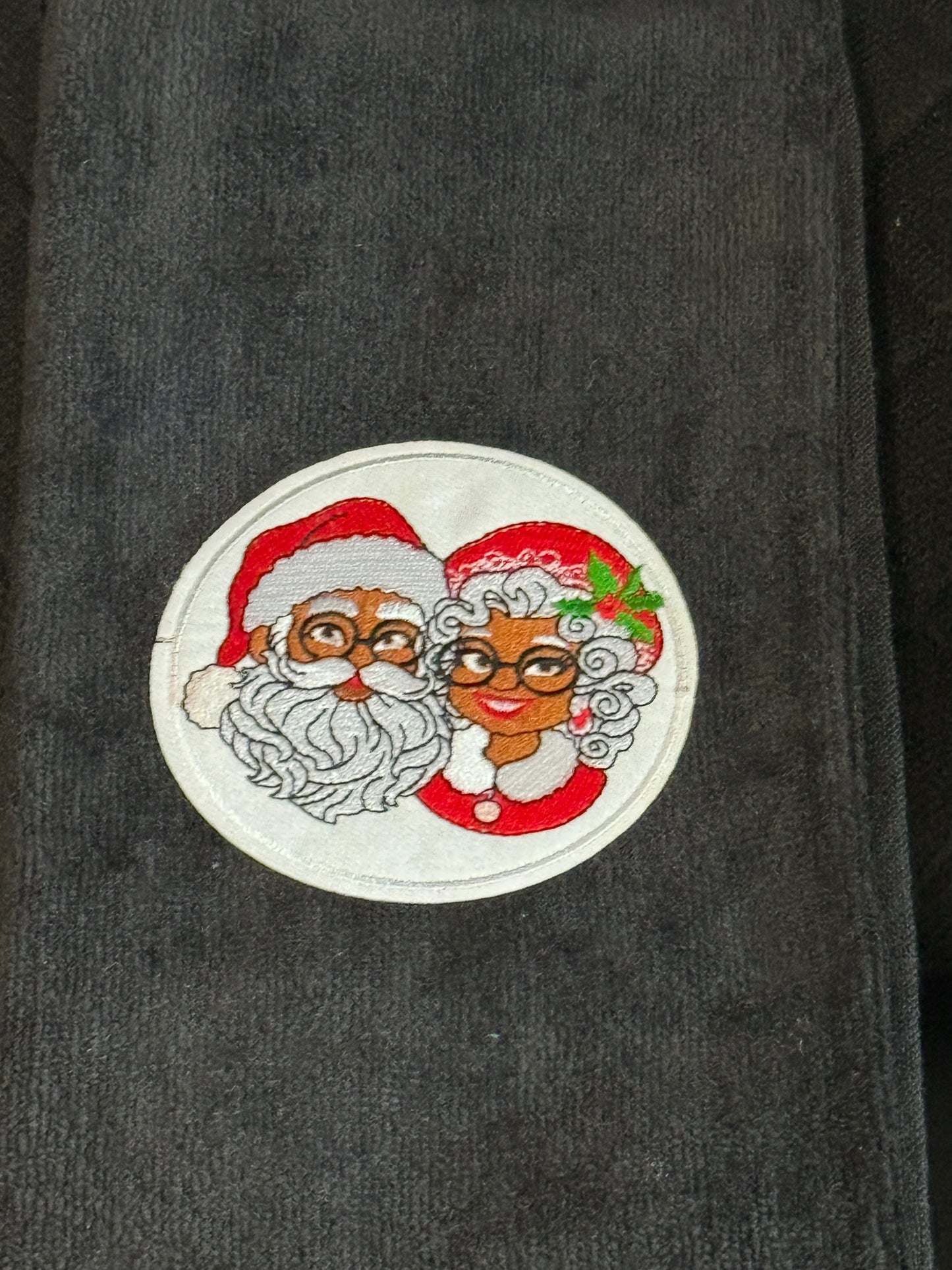 Santa and Mrs. Claus Christmas Towels
