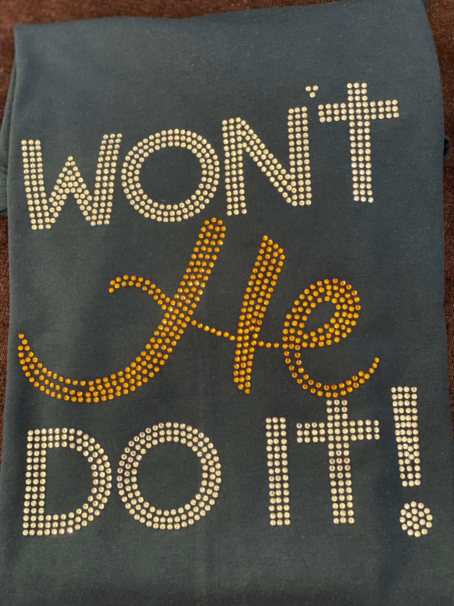 Bling shirt - Won't He Do It!