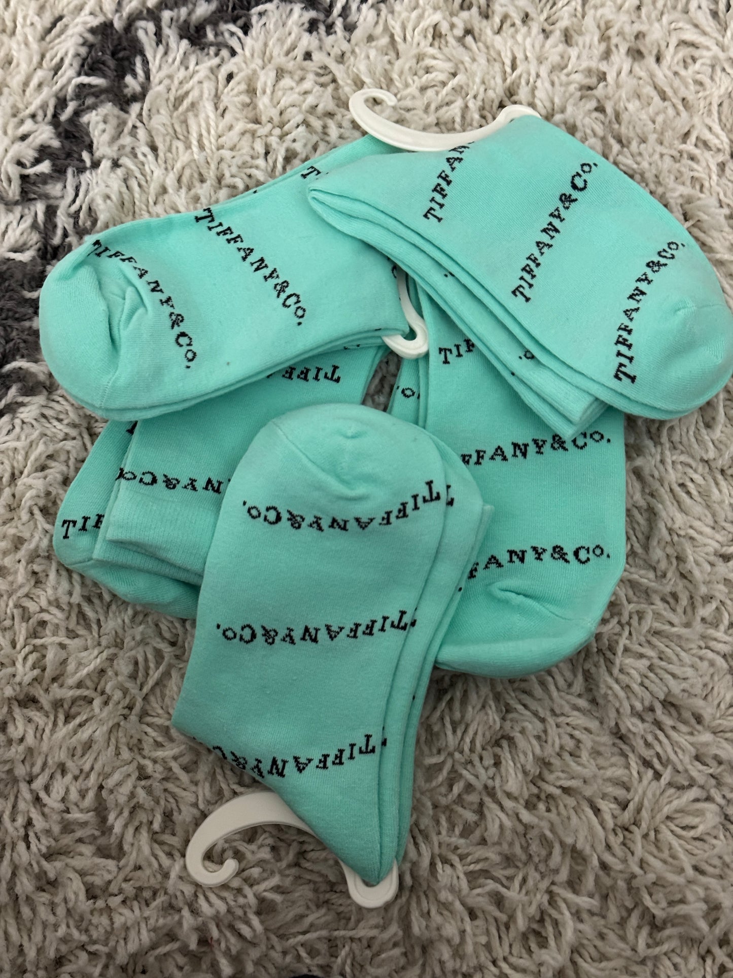 Tiffany Inspired Ankle and Knee High Socks - Chic, soft and Luxe everyday style