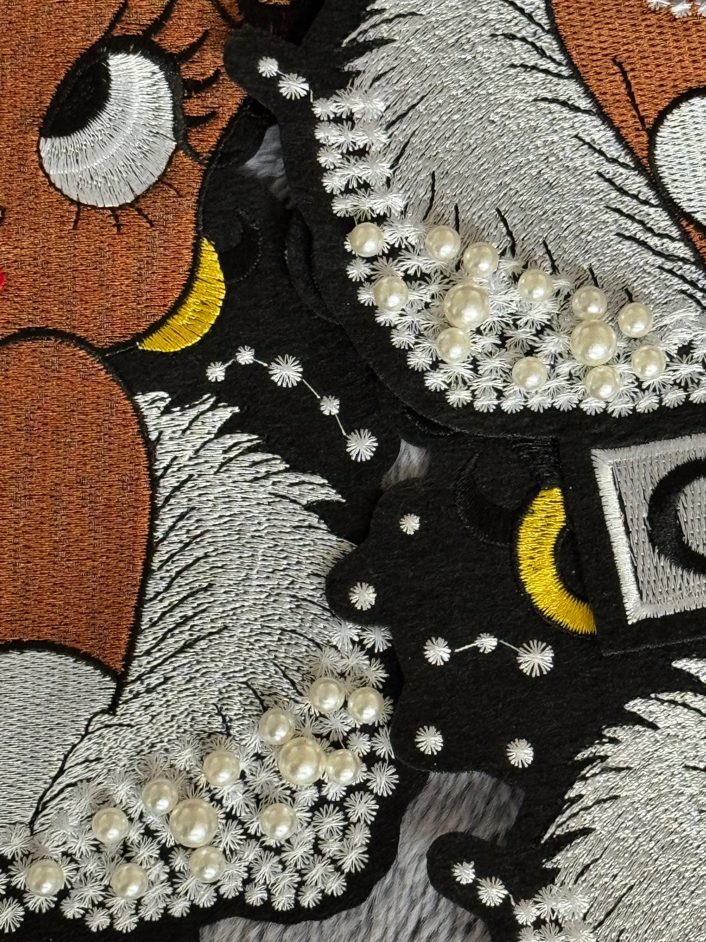 Gucci Betty Inspired embroidery patch with pearl adornment, beauty, fashionista