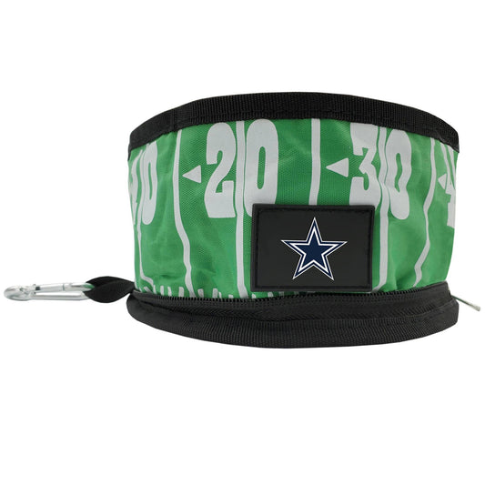 DALLAS COWBOYS COLLAPSIBLE PET BOWL