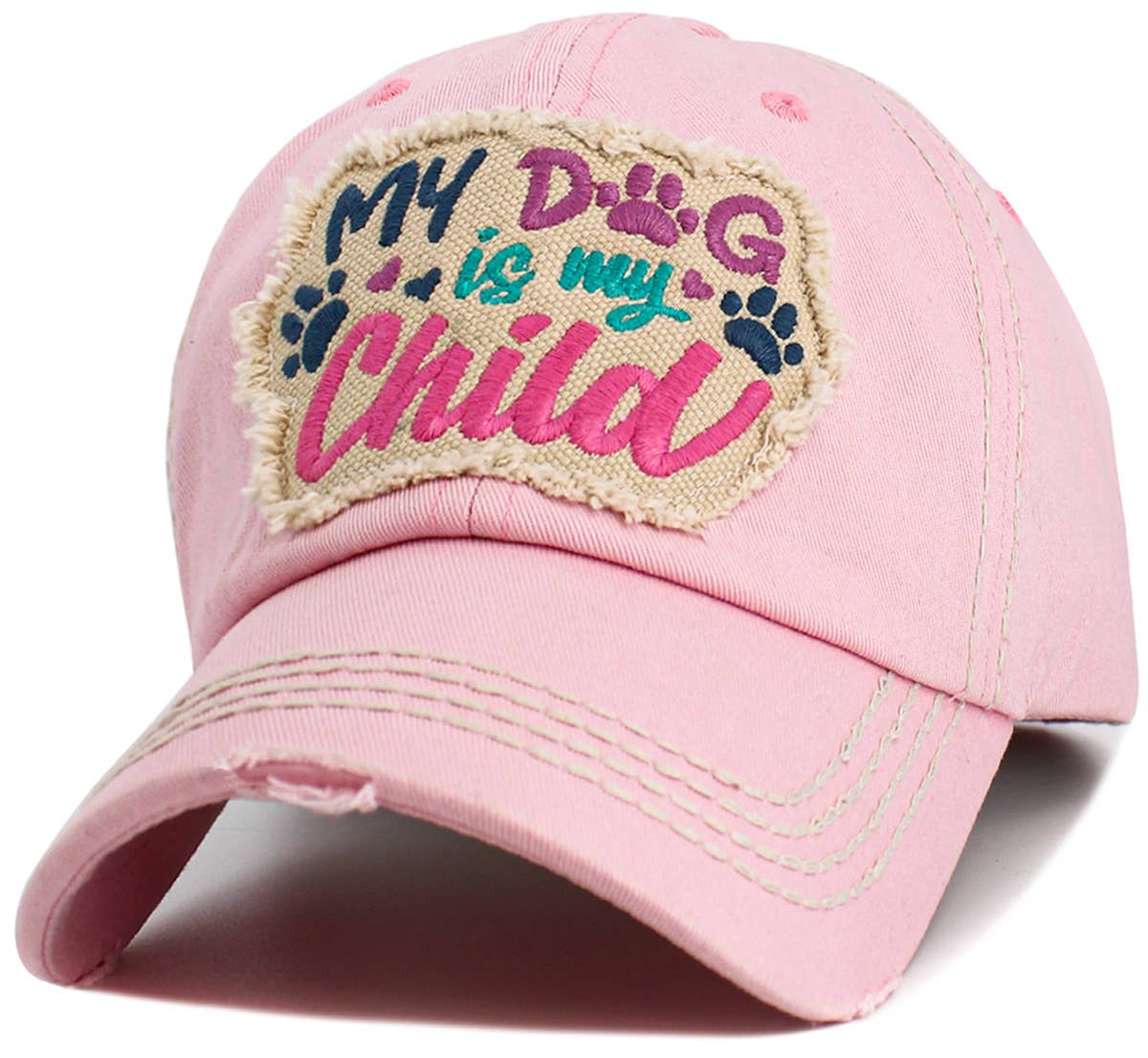 My Dog Child Vintage Ballcap