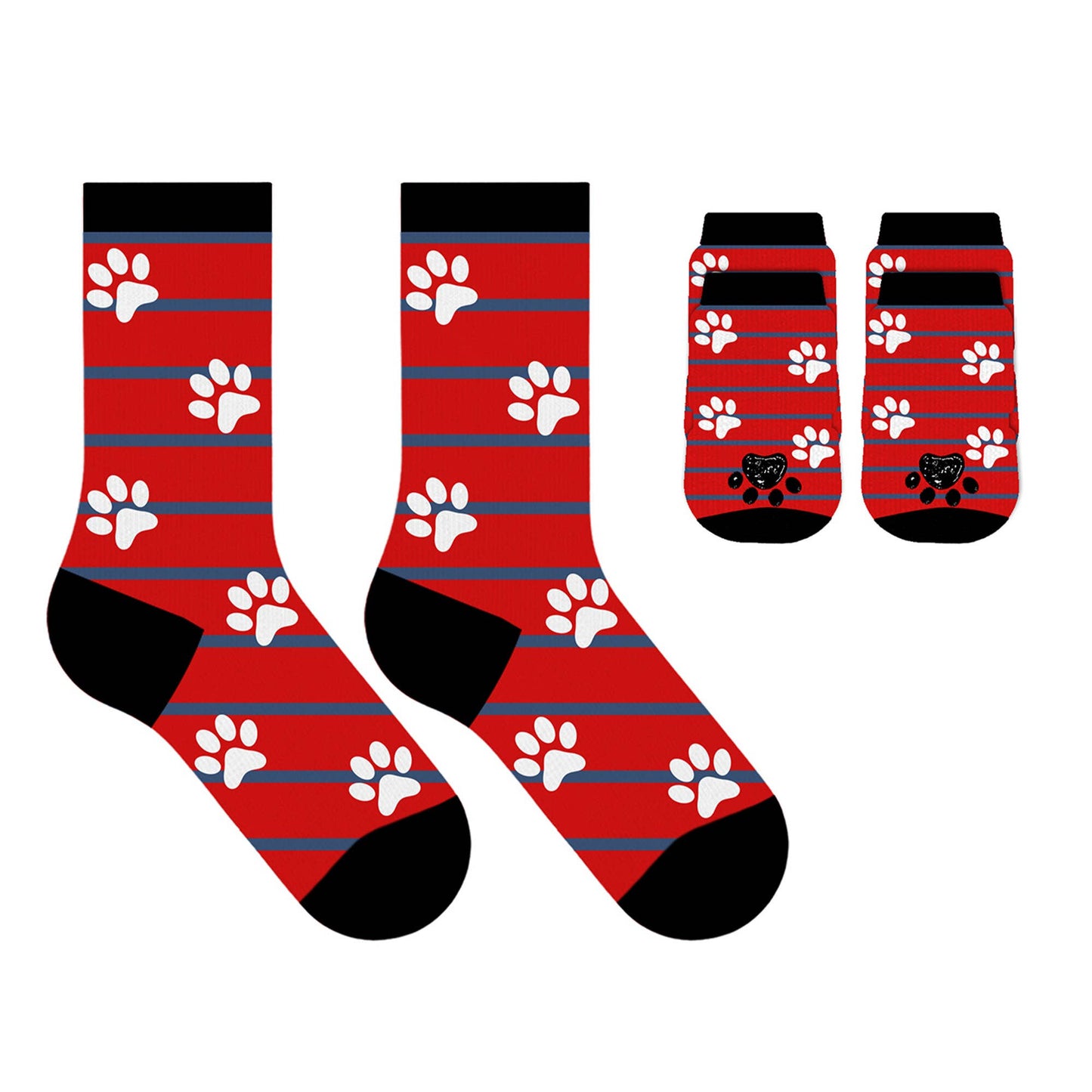 Matching Pet & Human Fun Socks - Pawmerica