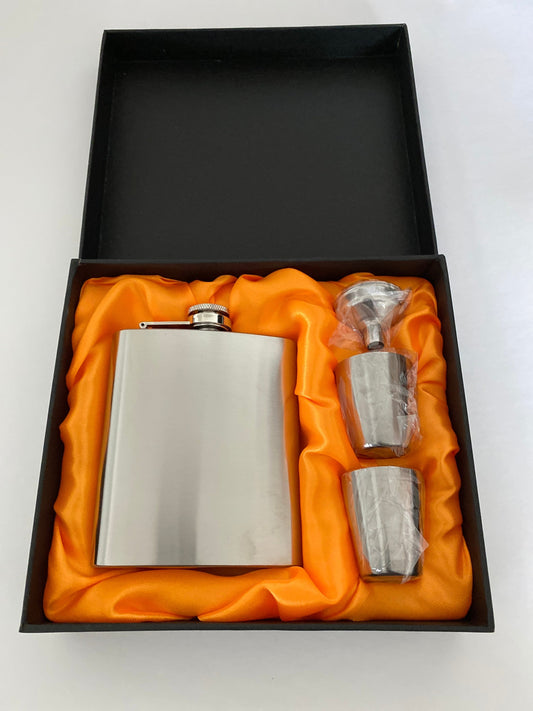 Personalized Stainless Steel flask, any wording you choose, under 25.00,