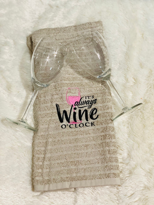 Wine saying Towel